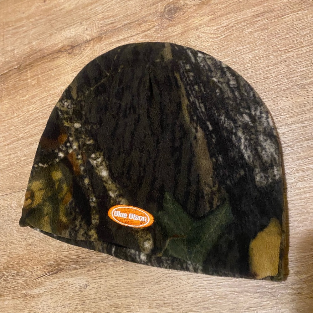 Blue Bison Camouflage Beanie